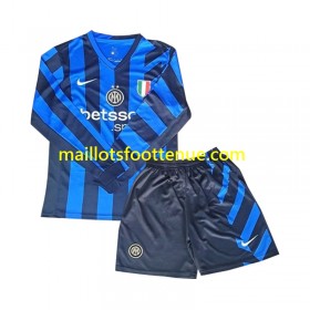 Maillot/Tenue Inter Milan Enfant Domicile 2024/2025 Manche Longue